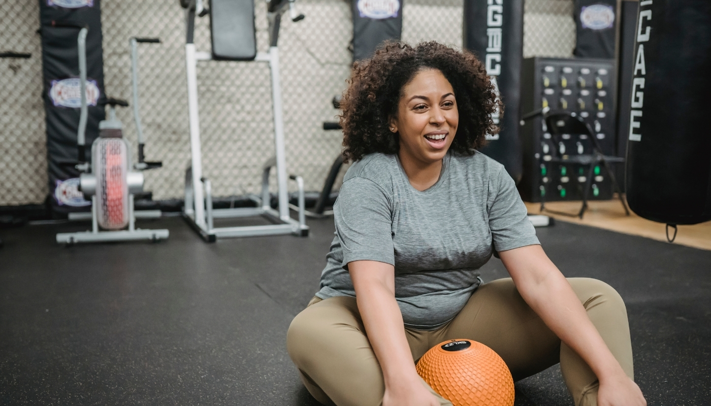 woman at gym